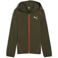 Puma Active Sports French Terry Kapuzenjacke Jungen 70 dark