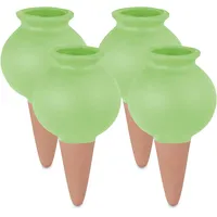 Relaxdays Tonkegel Bewässerung 4er Set 100 ml