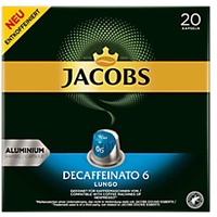 Jacobs Decaffeinato Kaffeekapseln 20ST 104G