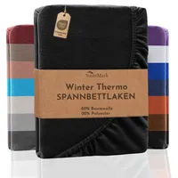 NatureMark Spannbettlaken Baumwolle-Polyester 180 x 200 - 200 x