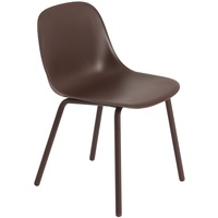 Muuto Fiber Outdoor Stuhl, rotbraun