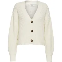 Only Strickjacke 'Carol' - Weiß L