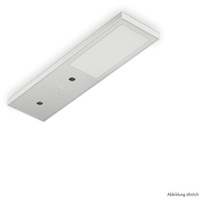 Naber Gresso LED Einzelleuchte ohne Schalter alufarbig,