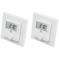 EQ-3 Homematic IP Wandthermostat mit Luftfeuchtigkeitssensor 2 St. Weiß
