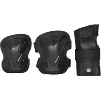 Powerslide Basic Adult Schutzset - Black - XL