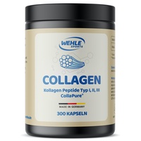 Wehle Sports Collagen Kapseln 300 Stück hochdosiert - 4500mg