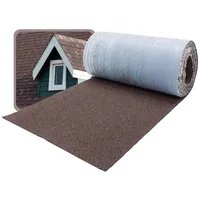 DAPRONA Dachschindeln 5m x 32cm Braun Bitumenschindeln
