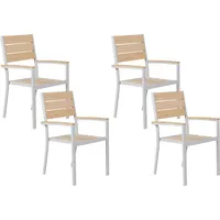 Beliani Prato Gartenstuhl 57 x 57 x 90 cm