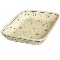 BUNZLAUER KERAMIK Auflaufform für 2 Personen 25,5x19,5cm, H=4,5 cm,
