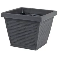Jelenia Plast Blumenkübel Perugia 50x50cm anthrazit Pflanzgefäß Pflanzentopf Blumengefäß