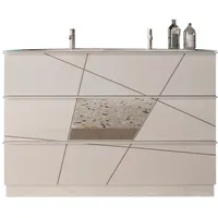 WELLTIME »"Vittoria", Doppelwaschtisch mit 3 Schubkästen, Breite 120 cm«,