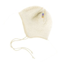 Joha - 100% Wolfleece Beanie - Weiß 45