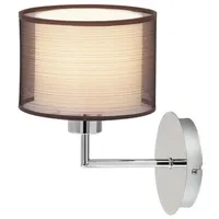 Rabalux Anastasia Wandleuchte 1x E27 chrom, braun