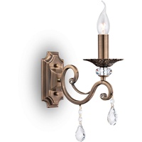 Maytoni Wandleuchte Royal Classic, Messing, Metall, Glas, Laterne,Laterne, 39x27x12