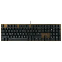 Cherry KC 200 MX Mechanische Office-Tastatur mit Eloxierter Metallplatte,