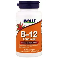 NOW Foods Vitamin B-12 1.000 mcg Lutschtabletten