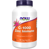 NOW Foods C-1000 Zink Immune 180 Veg Kapseln