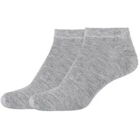 CAMANO Damen Sneaker Silky Feeling 2er Pack Grau 35-38