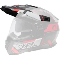 O'Neal Oneal D-srs Square V.23 Visier - schwarz-grau-rot