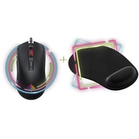 Inca 2in1 Gaming Maus 3600 Dpi & Flexible Mauspad