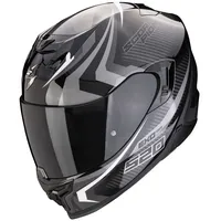 Scorpion Exo-520 Evo Air Terra Integralhelm - Schwarz/Silber/Weiß /
