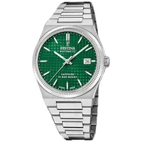 Festina Herrenuhr Edelstahl silber Festina Swiss made Armbanduhr UF20028/3