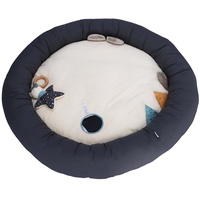 Sterntaler Baby Unisex Krabbeldecke Eisbär Elia rund - Schlafteppich,