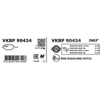 SKF Bremsbelagsatz, Scheibenbremse