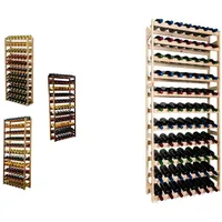 MODO24 Flaschenregal, Weinschrank, Weinständer, Getränkeregal, Weinflaschenhalter, Flaschen Organizer, Weinschrank,