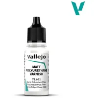 Vallejo 72651 - Polyurethane Matt Varnish 18ml