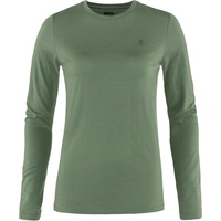 Fjällräven Damen Abisko Wool Longsleeve (Größe L, gruen)