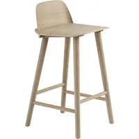 Muuto Nerd Barhocker 75 cm, Eiche