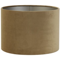 Light & Living Lampenschirm VELOURS, Karamell - Stoff -