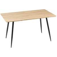 Homcom Esstisch Küchentisch für 4 Personen, Speisetisch, Natur