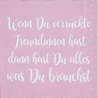 Räder Cocktailservietten Wenn du verrückte