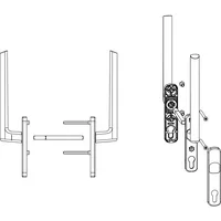 Maco HS Griffgarnitur 12, PZ innen/außen, TS 79-110 mm,