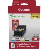 Canon CLI-551XLCMYBK Photo Value Pack