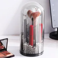 Navaris Make Up Pinsel Organizer drehbar - Schminktisch Kosmetik