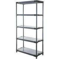 Proregal Kunststoffregal Big Grey Bear Tall HxBxT 180x80x46cm, Fachlast