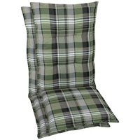 GO-DE Hochlehnerauflage GO-DE, grau (grau, grün), B:52cm H:9cm T:120cm,