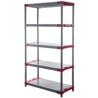 Proregal Kunststoffregal Big Grey Bear Tall HxBxT 180x110x46cm, Fachlast