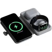 Xtorm Faltbares 3in1 Wireless Reiseladegerät 15W Qi grau