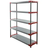 Proregal Kunststoffregal Grey Bear Tall HxBxT 180x140x46cm, Fachlast 70kg,