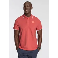 Delmao Poloshirt DELMAO, Herren, Gr. S (44/46), rot, Piqué,