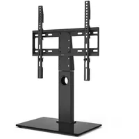Hama TV-Standfuß 68 cm Schwarz Glas/Holz/Metall/Stahl