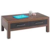 Stella Trading Balin Couchtisch in Canyon Eiche Optik, Schwarz