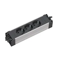 Bachmann Steckdosenleiste 3-fach Schwarz 2 St.