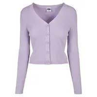 URBAN CLASSICS Knit Strickjacke Lilac XL
