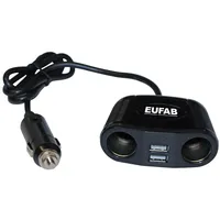 Eufab Kfz-Steckdose 4in1 12V 75cm