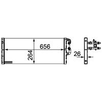 Mahle CIR 18 000P Niedertemperaturkühler Ladeluftkühler